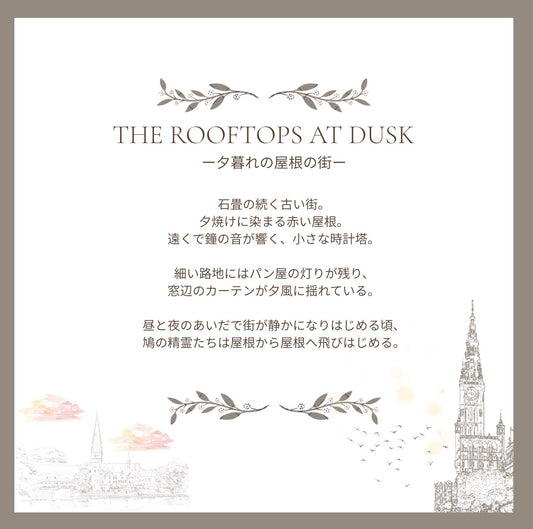 【stock】PigeonーThe Rooftops at Dusk