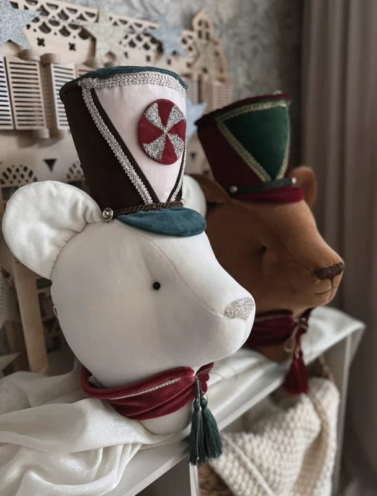 【stock】Bear and Drum holiday color