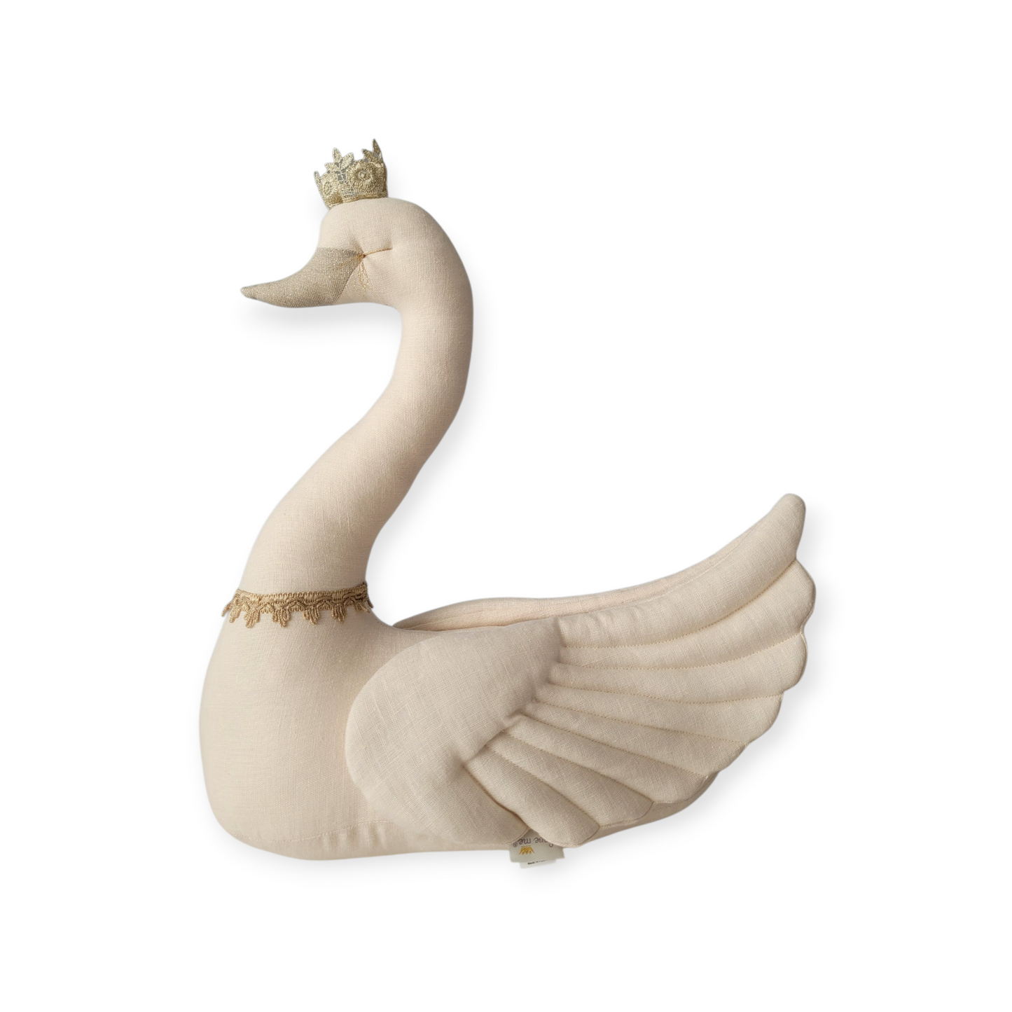 【Made‐to‐order】NEW Light beige swan with crown swan with crown