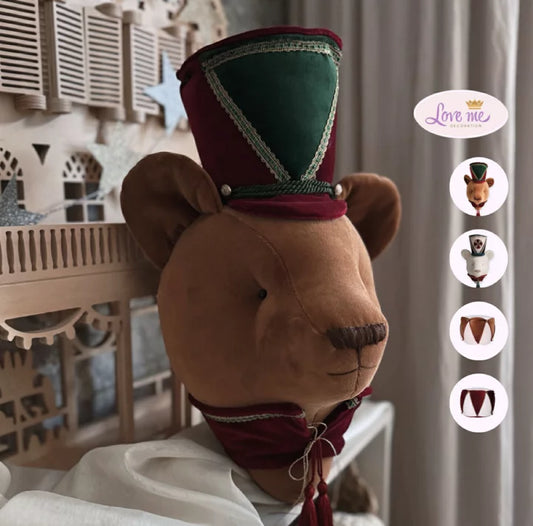 【stock】Bear and Drum holiday color