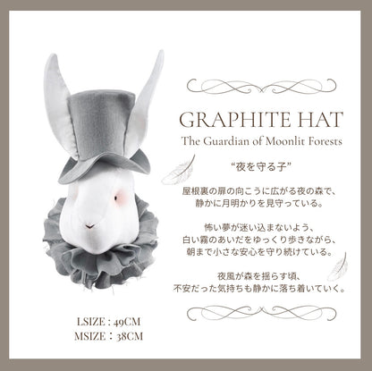 【stock】Rabbit  with hatーThe Attic Beneath the Moonlight