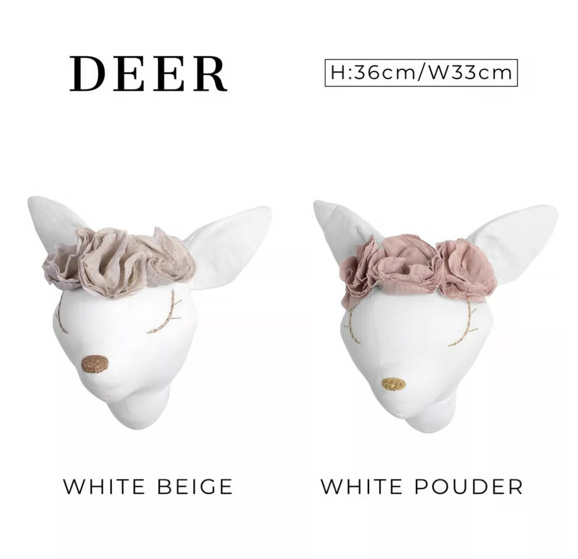 【Made‐to‐order】Deer with flower