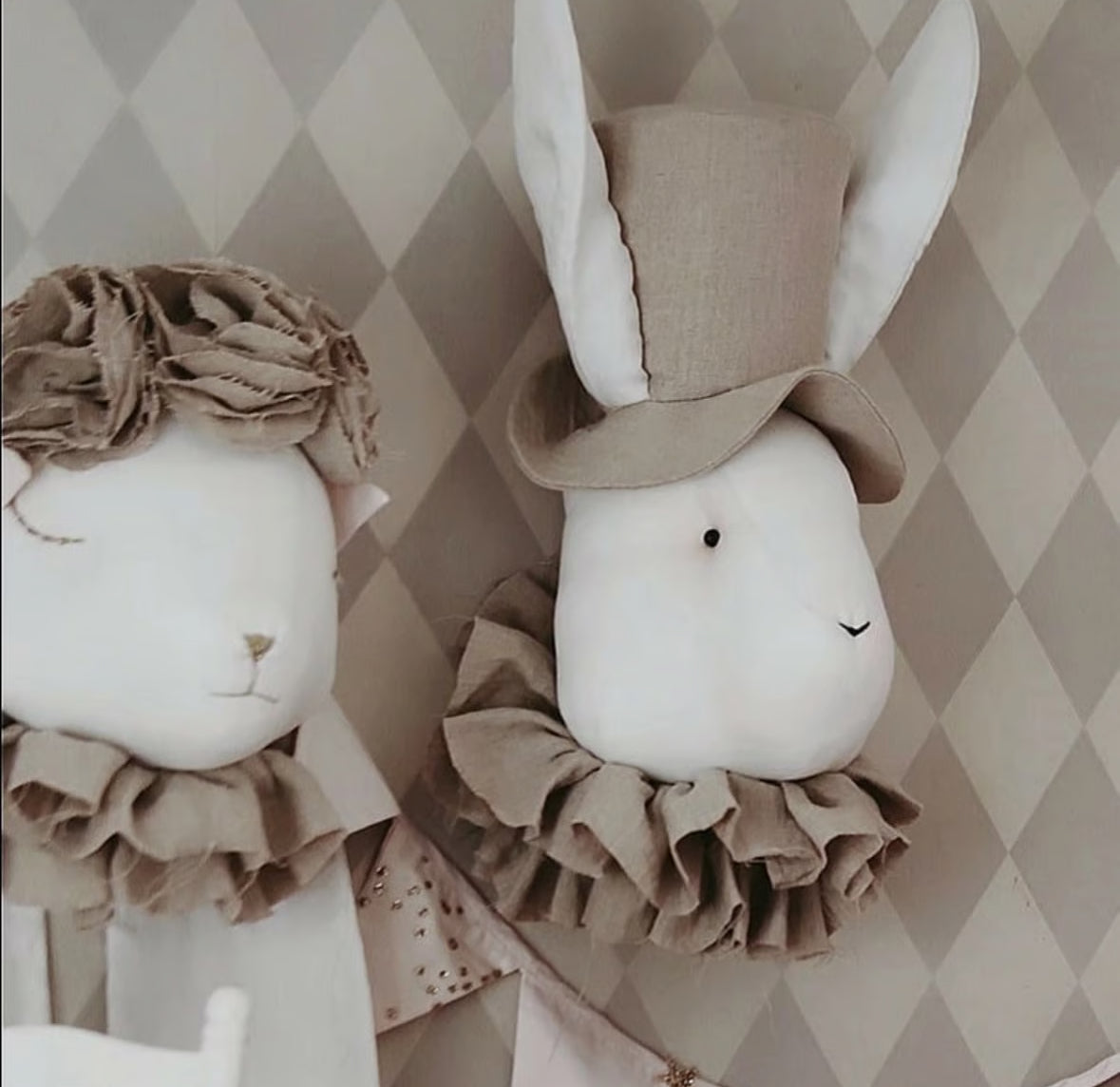 【Made‐to‐order】Flower floppy-eared rabbit