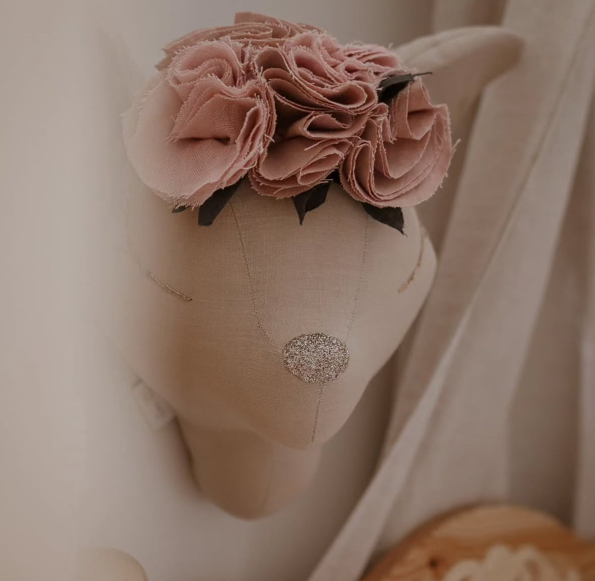 【Made‐to‐order】Deer with flower