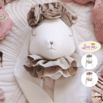 【Made‐to‐order】Flower floppy-eared rabbit
