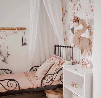 【Made‐to‐order】Powder flamingo with crown