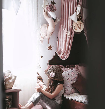 【Made‐to‐order】Powder flamingo with crown