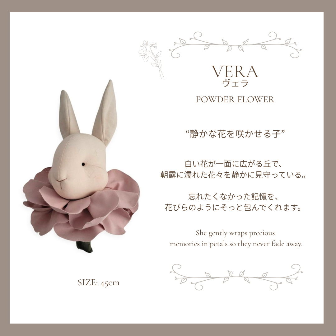 【stock】Flower rabbitーThe Hill of Falling Petals