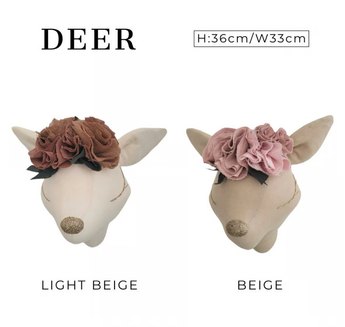 【Made‐to‐order】Deer with flower