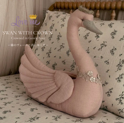 【stock】Swan with crownーThe Palace Beneath the Mist