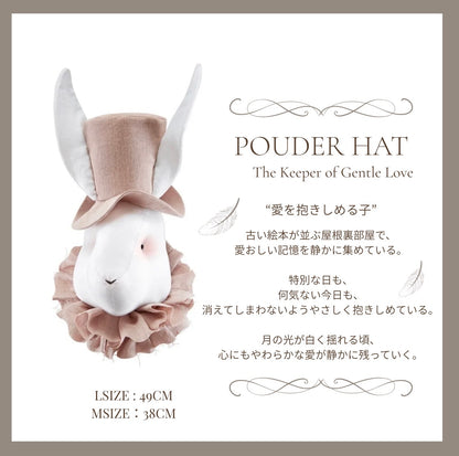 【stock】Rabbit  with hatーThe Attic Beneath the Moonlight